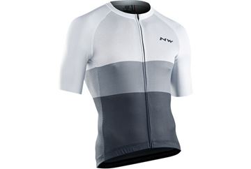 Picture of NORTHWAVE - BLADE AIR JERSEY SS WHITE/ANTHRA